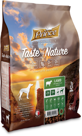 Prince Taste of Nature Jagnięcina 4kg karma dla psów bez zbóż i kurczaka