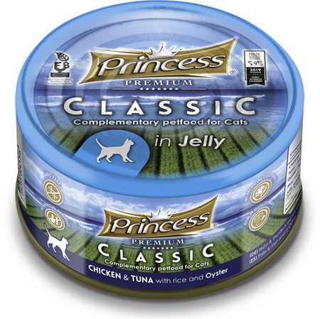 Princess Premium Kurczak Tuńczyk Ostrygi  170g mokra karma dla kota