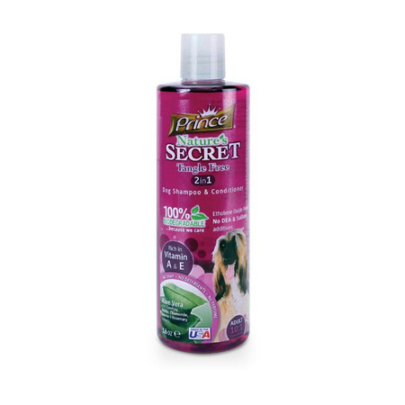 Prince Szampon Nature's Secret 2in1 Tangle Free 475ml Szampon z odżywką dla psów