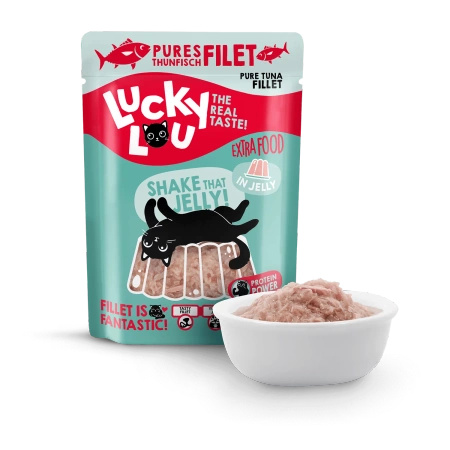 Lucky Lou Extra Food Filet z tuńczyka w galarecie 70 g saszetka dla kota