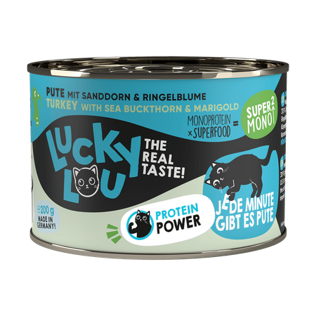 Lucky Lou SuperMono² mokra karma dla kota z mięsa indyka 200g