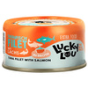 Lucky Lou Extra Food Filety mięsne Tuńczyk i Łosoś w puszce 70g dla wybrednego kota