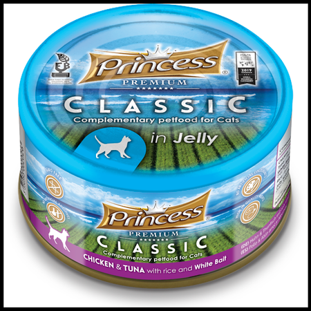 Dla potrzebujących kotów  mokra karma 170g Princess filety mięsne