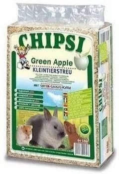Cats Best Chipsi Green Apple 60l,(3,2 kg) ściółka dla małych zwierząt domowych