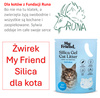 Dla potrzebujących kotów żwirek sillica My Friend 3,8l