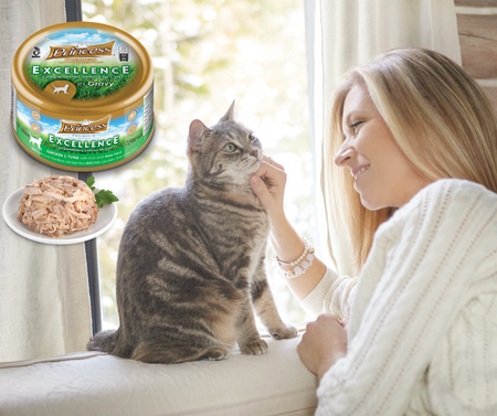 Princess Excellence Kurczak Tuńczyk Kalmary 70g karma mokra dla kota