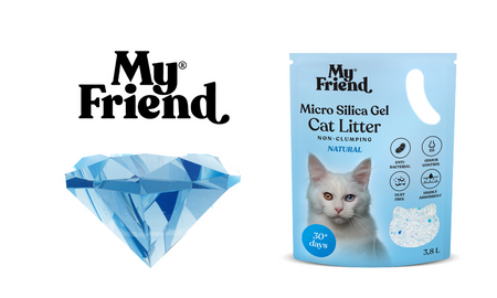 My Friend Micro Silica Żwirek Silikonowy Dla Kota PROM 4 sztuki x 3,8L