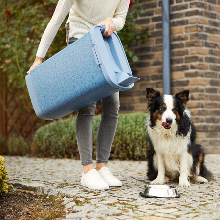 Rotho Pojemnik na karmę CODY 50 l Cat & Dog błękitny