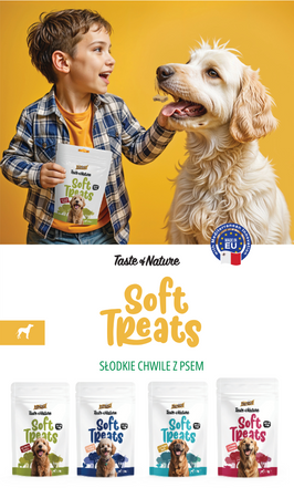 Prince Soft Treats Duck 100g miękkie trenerki dla psów z kaczki