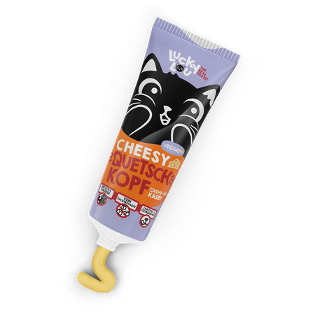 Ser Lucky Lou Squeeze Head Adult przysmak serowy dla kota 75g