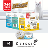 Princess Classic 70g Kurczak Tuńczyk Szprot 7+1 mokra karma dla kota w galaretce