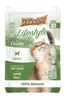 Princess Lifestyle Chunks Jagnięcina 100 gr kawałki mięsa w sosie