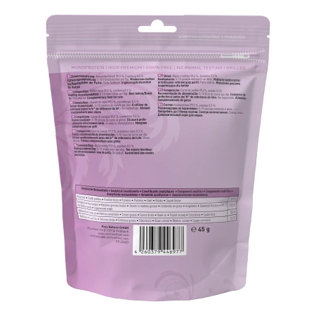 Catz finefood Meatz N° 11 Królik 45g przysmak dla kota 100% suszone mięso