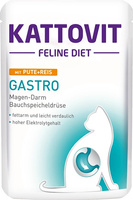 Kattovit Gastro Indyk Ryż 85g dla kotów z nadwagą