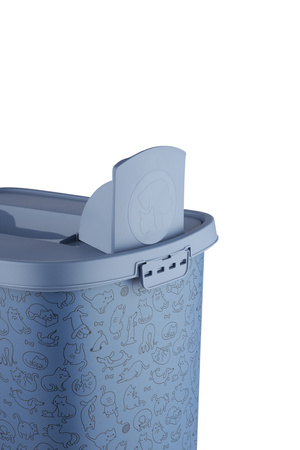 Rotho Pojemnik  na karmę CODY 25 l Cat & Dog  błękitny