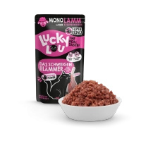 Lucky Lou SuperMono Jagnięcina 125g monobiałkowa karma dla kotów alergików Hipoalergiczna
