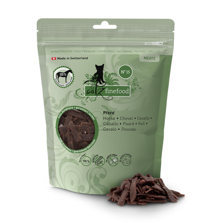 Catz finefood Meatz N°15 Koń 45 gr naturalny, suszony  przysmak dla kota