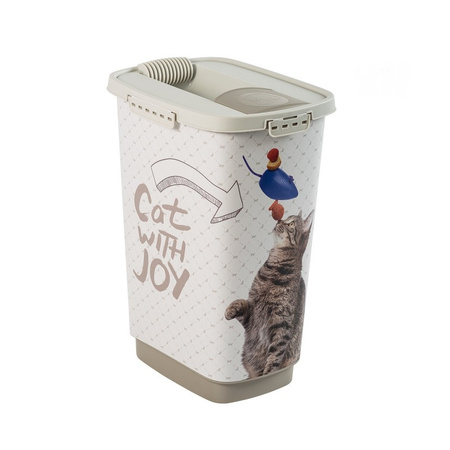 Rotho Pojemnik na karmę CODY 25 l 330x250x463 IML PET Cat with joy