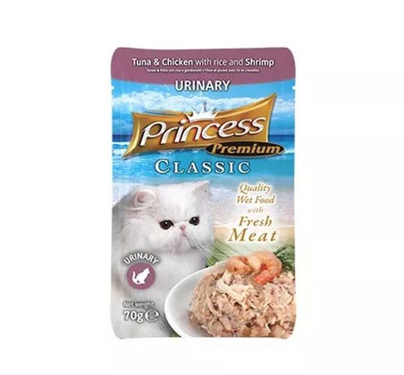 Princess Premium Urinary Ochrona Dróg moczowych 70g mokra karma dla kota