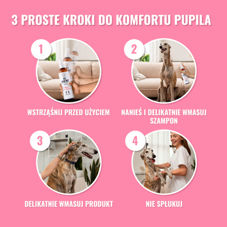 Pets Pet Magic mist 250ml mgiełka na sierść dla zwierząt w domu psów i kotów