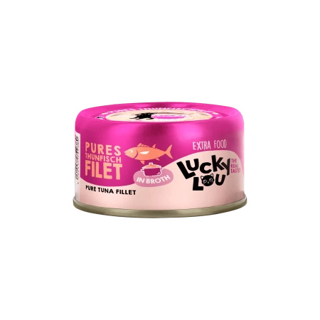 Lucky Lou Extra Food Filet z tuńczyka w bulionie 70g Dla wybrednych kotów
