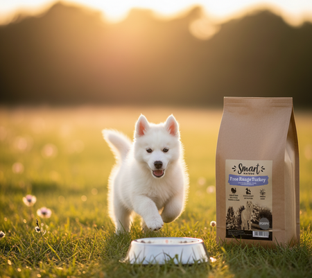 Smart Nature Holistic Dog Free Range Turkey Puppy 2kg  65% mięsa, indyk z wolnego wybiegu i wieprzowina, kolagen na stawy, bez zbóż