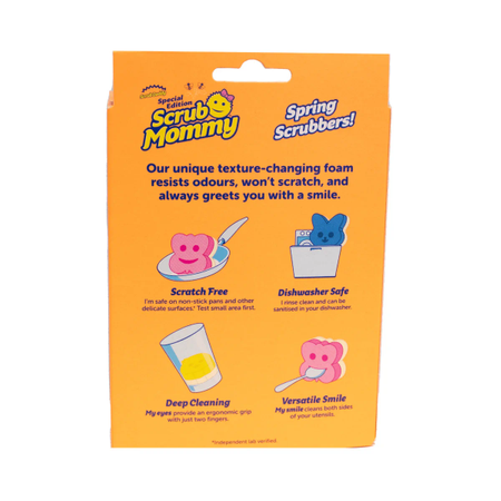 Scrub Mommy Bunny edycja limitowana, wydajna gąbka w kształcie zajączka