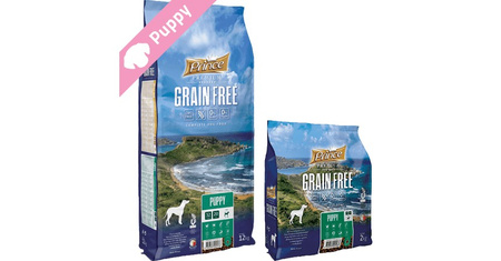 Karma dla psa bez zbóż Prince Grain Free Prairie M/L 4 kg