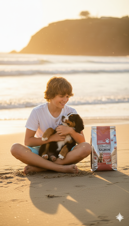 Smart Nature Original Puppy SINGLE PROTEIN  Salmon 2 kg sucha karma dla szczeniąt bez zbóż, z mięsa łososia