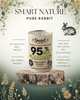 Smart Nature Pure RABBIT 95% MIĘSA Monoproteinowa wysokomięsna karma mokra dla psa 400g