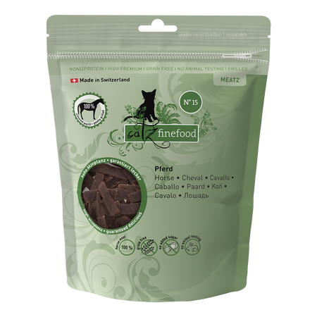 Catz finefood Meatz N°15 Koń 45 gr naturalny, suszony  przysmak dla kota
