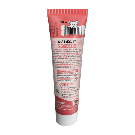 Yummeez Insekt SQUEEZIE 100g przysmak w tubce dla psa