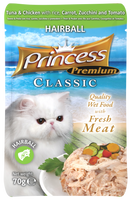 Princess Premium Hairball Tauryna 70g mokra karma dla kota