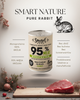 Smart Nature Pure RABBIT 95% MIĘSA Monoproteinowa wysokomięsna karma mokra dla psa
