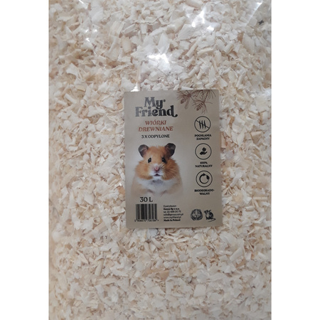 My Friend wiórki 30 L biodegradowalne delikatne 3x odpylane niebarwione