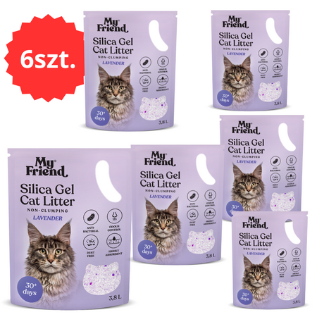 My Friend My Friend żwirek Silica Lavender 3,8lPakiet x2