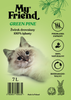 My Friend Green Pine drewniany żwirek niezbrylający dla kotów i małych ssaków 7 litrów
