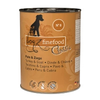 Dogz finefood No.8 indyk & koza 400g Eliminacyjna hipoalergiczna karma dla psa 100% mięsa