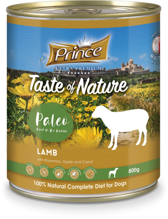 Prince Paleo Jagnięcina Rozmaryn 800g mokra karma dla psa