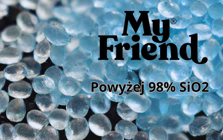 My Friend żwirek Microsilica Natural 3,8 L