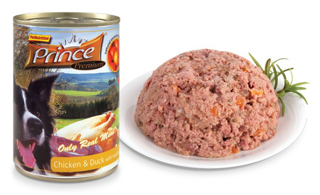 Prince Paleo Kurczak Kaczka Mandarynki 400 g mokra karma dla psa