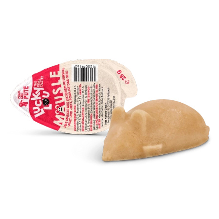 Lucky Lou Mausle Myszka Indyk 28g wyjątkowy monobiałkowy przysmak dla kota