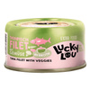 Lucky Lou Extra Food Tuńczyk z warzywami w puszce 70g Dla wybrednego kota