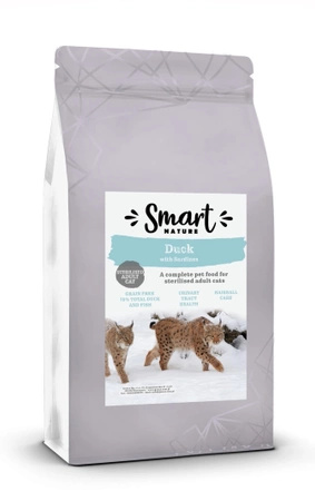 Smart Nature - Sucha Karma dla Kota z Kaczką i Sardynkami próbka 100g