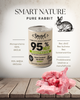 Smart Nature Pure RABBIT 95% MIĘSA Monoproteinowa karma mokra dla psa PROMO 7+1