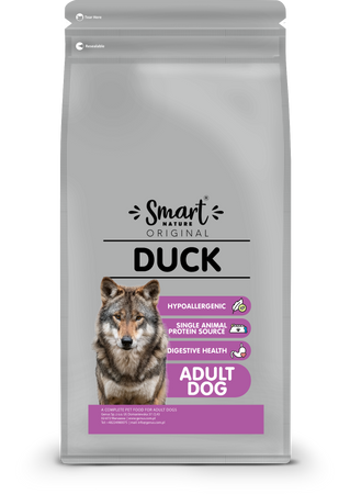 Smart Nature Original Dog Duck Hypoallergenic12kg karma dla psa bez zbóż z mięsa kaczki, bez kurczaka 