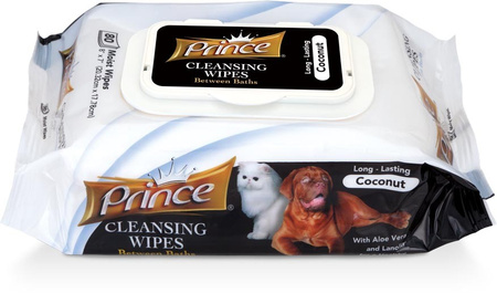 Prince Chusteczki Coconut x 80 szt chusteczki pielęgnacyjne