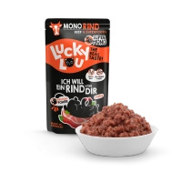 Lucky Lou SuperMono Wołowina 125g monobiałkowa karma dla kotów alergików