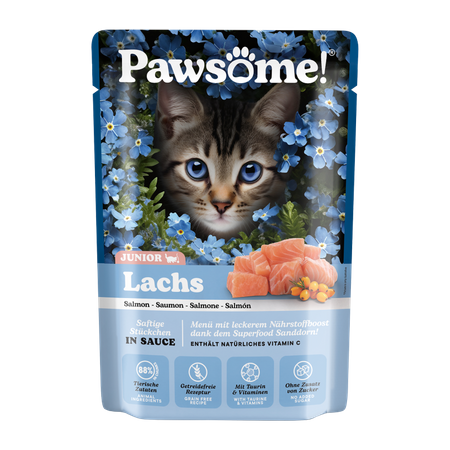 Pawsome Junior Łosoś 85g saszetka