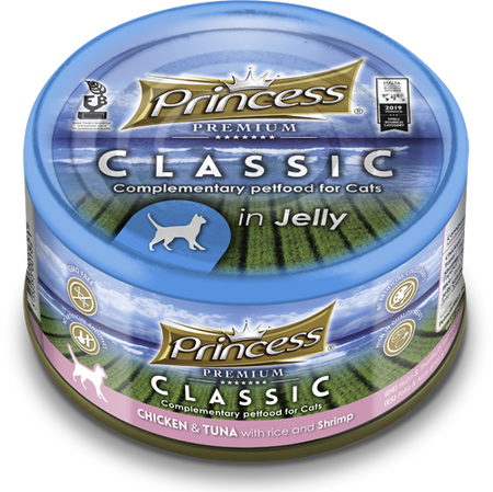 5+1 PROMO Princess 170 gr  Kurczak Tuńczyk Krewetki 